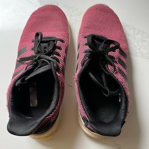 Girls Gently loved adidas cloudfoam athletic shoes.  Girls size 4.